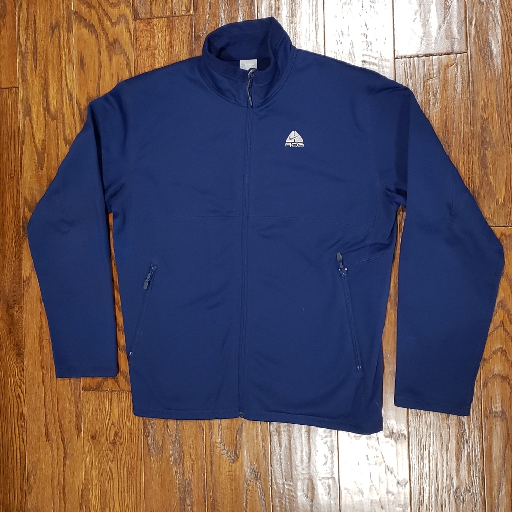 NIKE Fit Therma Men's Jacket - Navy Blue -…